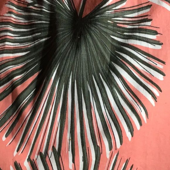 A NEW DAY Skirt Pockets Full Pull On Apricot W/Green Size Small - Picture 4 of 4